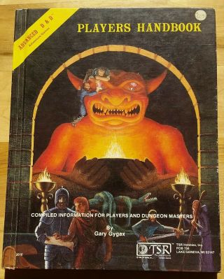 VINTAGE BUNDLE AD&D Dungeon Masters Guide 1979/Players Handbook Monster Cvr 1980 5