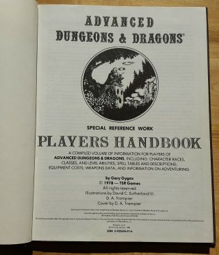 VINTAGE BUNDLE AD&D Dungeon Masters Guide 1979/Players Handbook Monster Cvr 1980 6