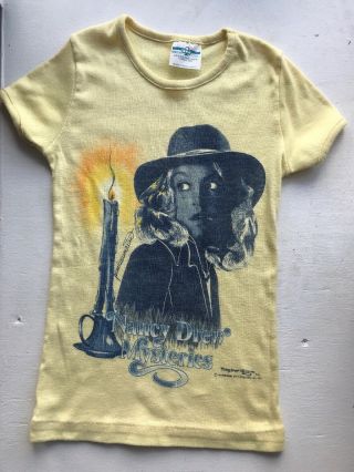 Nancy Drew Mysteries Vintage T Shirt 1977