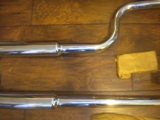 Harley Panhead Dual Exhaust Crossover Pipes // Knucklehead Antique Motorcycle 5
