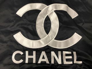 Collectible Vintage Chanel Boutique Vintage Silk Bomber Jacket 5