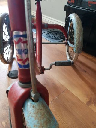 VINTAGE CHILD ' S RALEIGH TRIKE,  ROD BRAKES,  SOLID TYRES, 3