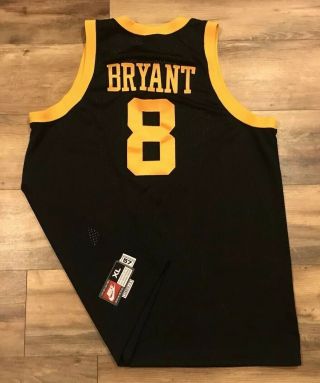 Los Angeles Lakers Kobe Bryant Vintage Nike Rewind Nba Basketball Jersey Mens Xl
