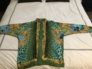Gianni Versace Couture Silk Shirt Men 