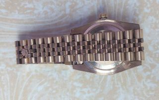 Rare 18k rose gold Rolex oyster perpetual date just 4