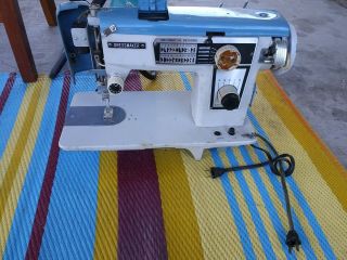 Vintage Dressmaker 7000 Heavy Duty Upholstery Sewing Machine With Cams/access