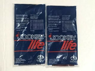 VTG 80s Jockey Life LO RISE SLIM GUY 2 Brief Y FRONT dead stock 34 underwear 2