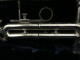 King Eastlake Silver Flair Trumpet; 1st Valve Trigger : 3