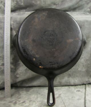 Vtg.  Collectible Griswold Small Logo No.  10 Cast Iron Skillet Erie Pa 716 E