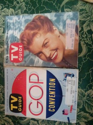 Vintage TV Guides.  All 10 issues from Aug.  18,  1956 through Oct.  26,  1956.  Elvis. 2