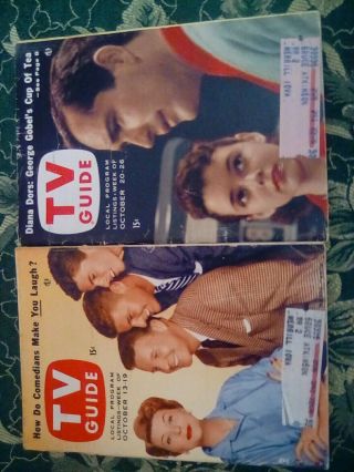 Vintage TV Guides.  All 10 issues from Aug.  18,  1956 through Oct.  26,  1956.  Elvis. 6