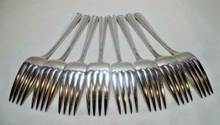 8 Towle Candlelight sterling silver dessert salad forks no monograms 280 grams 4