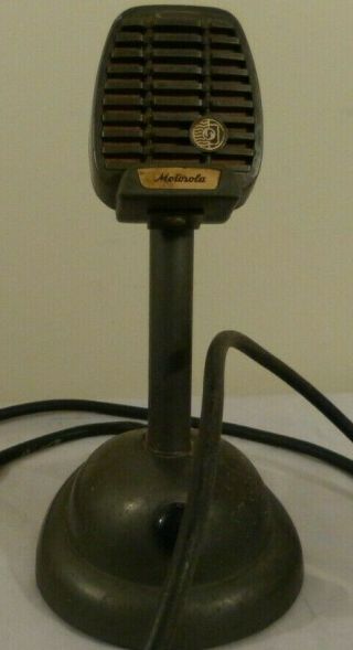 Vintage Shure Cr84 Microphone Cb Ham Radio Motorola
