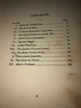 ALICE’S ADVENTURES IN WONDERLAND - 1867 - Lewis Carroll Chicago Book Rare Fair 11