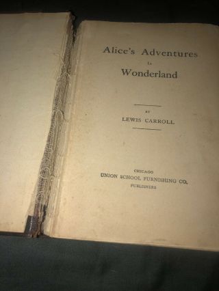 ALICE’S ADVENTURES IN WONDERLAND - 1867 - Lewis Carroll Chicago Book Rare Fair 4
