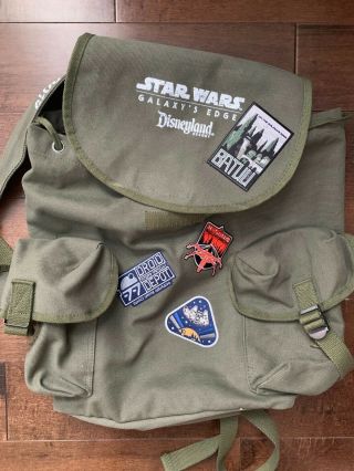 Disneyland Star Wars Galaxy’s Edge Media Day Backpack Filled With RARE items 2