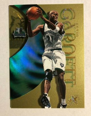 1998 - 99 E - X Century Essential Credentials Future Kevin Garnett 13 Rare 70/78