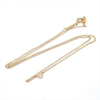 Authentic TIFFANY&CO By the yard necklace Yellow Gold x Diamond Vintage 4