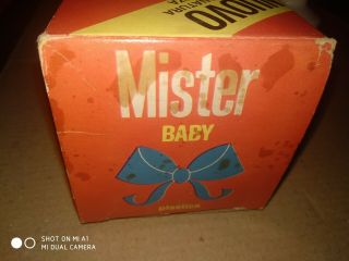 Vintage plastic baby bottle biberon mister baby made in Italy 7