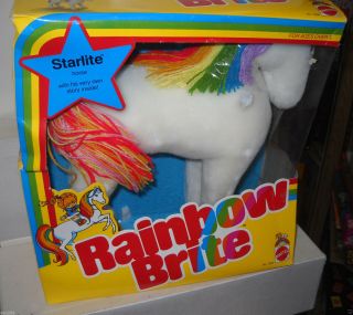 8460 Nib Vintage Mattel Rainbow Brite Starlite Horse