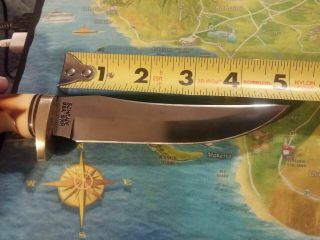 VINTAGE SCHRADE U.  S.  A.  153UH UNCLE HENRY GOLDEN SPIKE HUNTING KNIFE W/ SHEATH 7