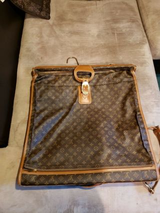 Authentic Vintage Louis Vuitton Large Monogram Travel Garment Bag