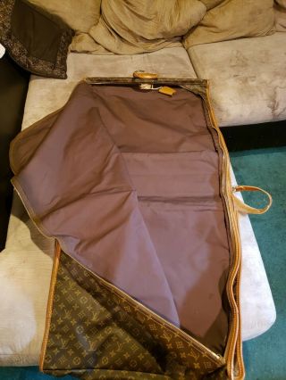Authentic Vintage Louis Vuitton Large Monogram Travel Garment Bag 3
