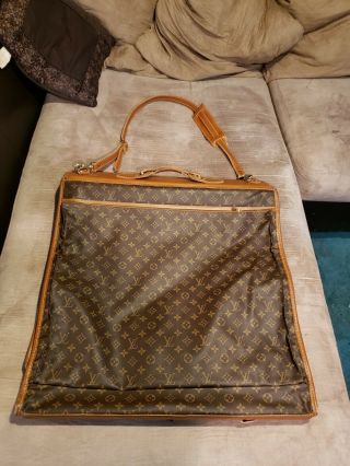 Authentic Vintage Louis Vuitton Large Monogram Travel Garment Bag 5