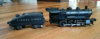 Vintage Prewar Lionel 201 0 - 6 - 0 Ll Steam Coal Locomotive 2201t Tender