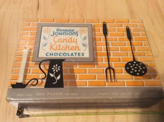 VINTAGE HOWARD JOHNSON ' S CANDY KITCHEN CHOCOLATES BOX 2