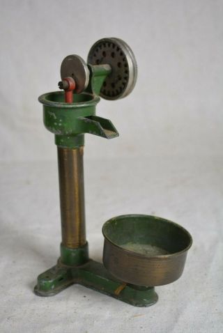 Antique Steam Engine Toy Accessories Cast Iron Water Pump Marked France