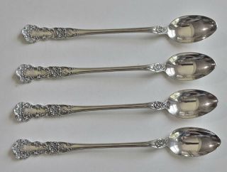 Gorham Buttercup Sterling Silver Set Of 4 Iced Tea Spoons