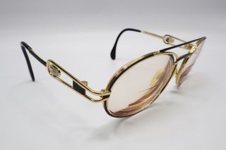 Cazal Vintage Rx Eyeglasses Sunglasses Frames 965 302 54[]21 - 120 Gold Black 5841