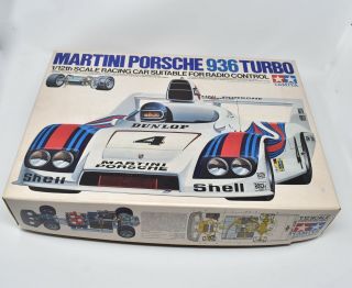 Tamiya Martini Porsche 936 Turbo Rc 1:12 Scale Model Kit Ra1206 Nib Ultra Rare