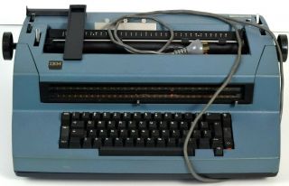 Vintage Ibm Electric Typewriter 670x Retro Blue