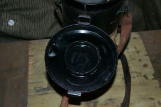 German ww2 Draeger gas mask with canister,  Danish reuse 5