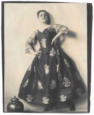 Opulent Jazz - Age Vamp Valeska Suratt Vintage Photograph Pair from Her Scrapbook 4