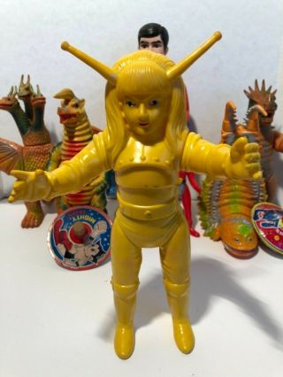 1970’s Vintage Bullmark Maguma Taishi Standard Size 7” Soft Vinyl Popy Bullmark