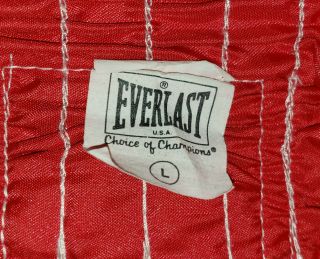 Everlast Skinners Polyester Satin Shiny Vintage USA Boxing Trunks Shorts Large 3