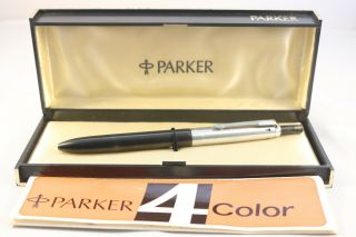 Vintage (c1970) EXTREMELY RARE Parker Jotter 4 Colour Ballpoint Pen,  CT 3