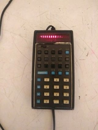 Vintage Hewlett Packard Hp 35 Led Handheld Calculator