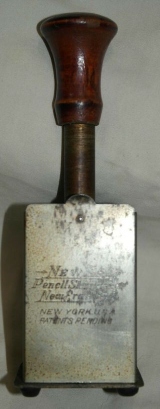 Vintage Mechanical Era Mfg Co Pencil Sharpener York 2