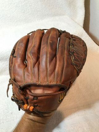Vintage Rare Wilson Baseball Glove A2000 Dual Hinge RHT Made In The USA 3