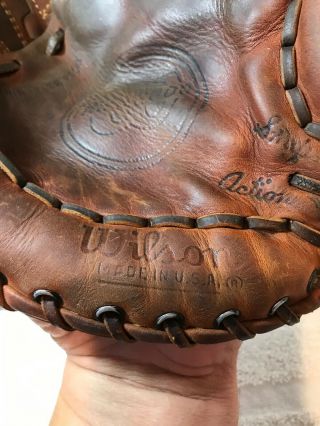 Vintage Rare Wilson Baseball Glove A2000 Dual Hinge RHT Made In The USA 8