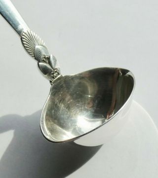 Georg Jensen Sterling Silver Cream Ladle Cactus Pattern 6 "