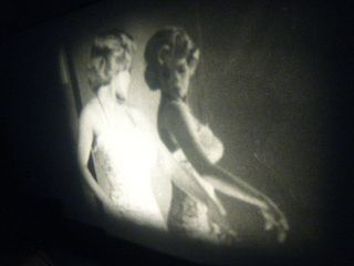 VINTAGE.  1950s.  8mm film,  Stag.  ' Candy Barr '.  b/w.  nude.  100 6