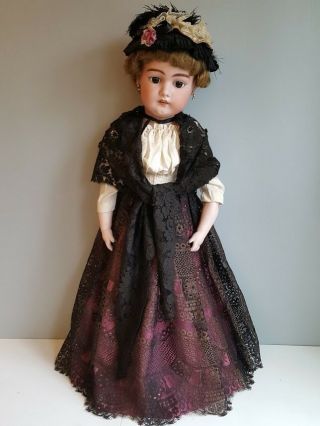 Simon & Halbig Antique German Bisque Doll marked S&H 1079 DEP 14 Germany 27 