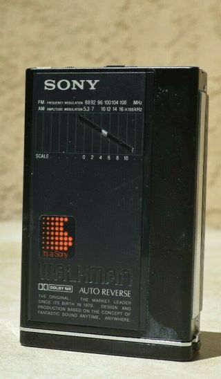 Sony Wm - F100 Iii Vintage Walkman Cassette Player Battery