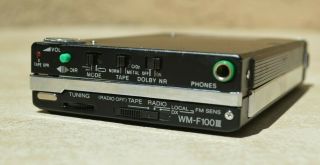 Sony WM - F100 iii Vintage Walkman Cassette Player Battery 3