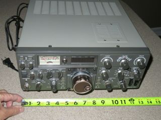 Kenwood TS - 830S Vintage Tube Hybrid Ham Radio Transceiver SN 4100115 PRISTINE 10